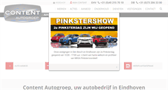 Desktop Screenshot of contentautogroep.nl